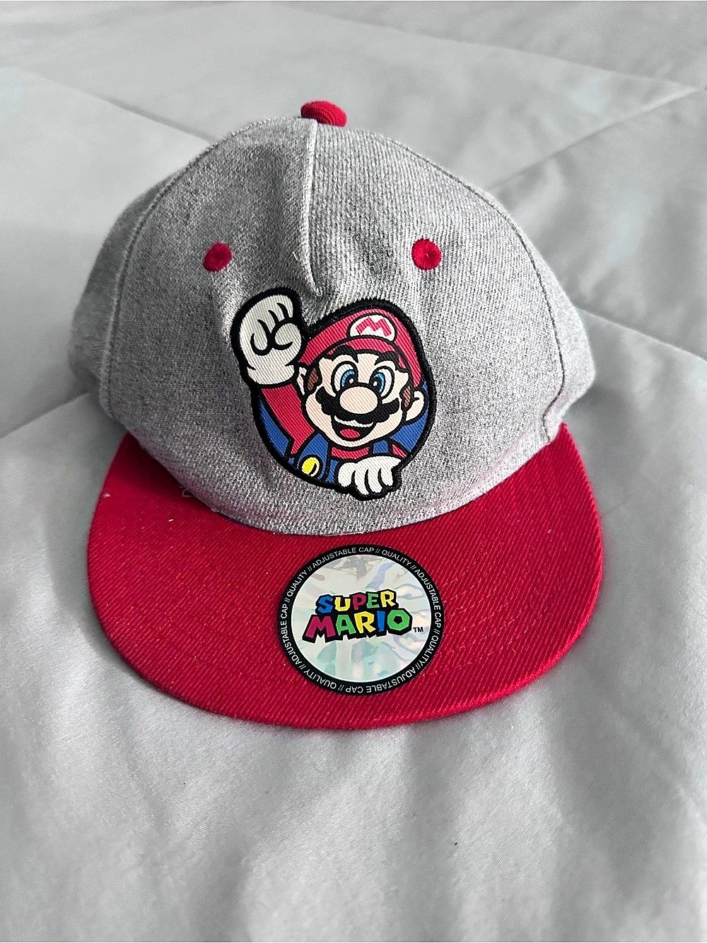 Nintendo Super Mario Gray & Red Cap